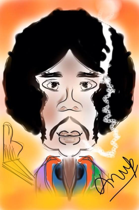 WEED CELEBRITY -Jimi Hendrix