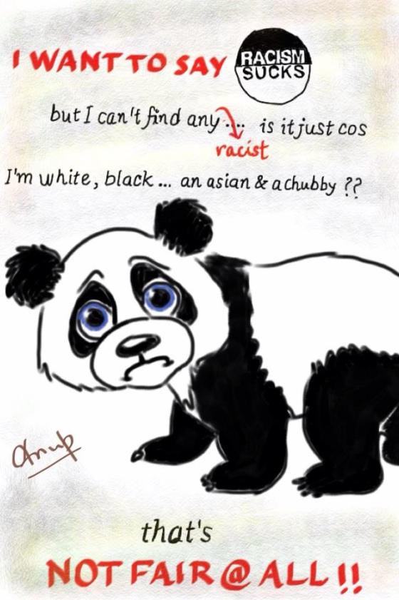 DUMB PANDA - a mockery on racism !